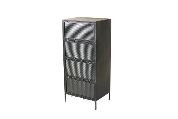 Golden Arts factory home furniture dinning room modern metal vertical stripe glass corner sideboard display cabinet
