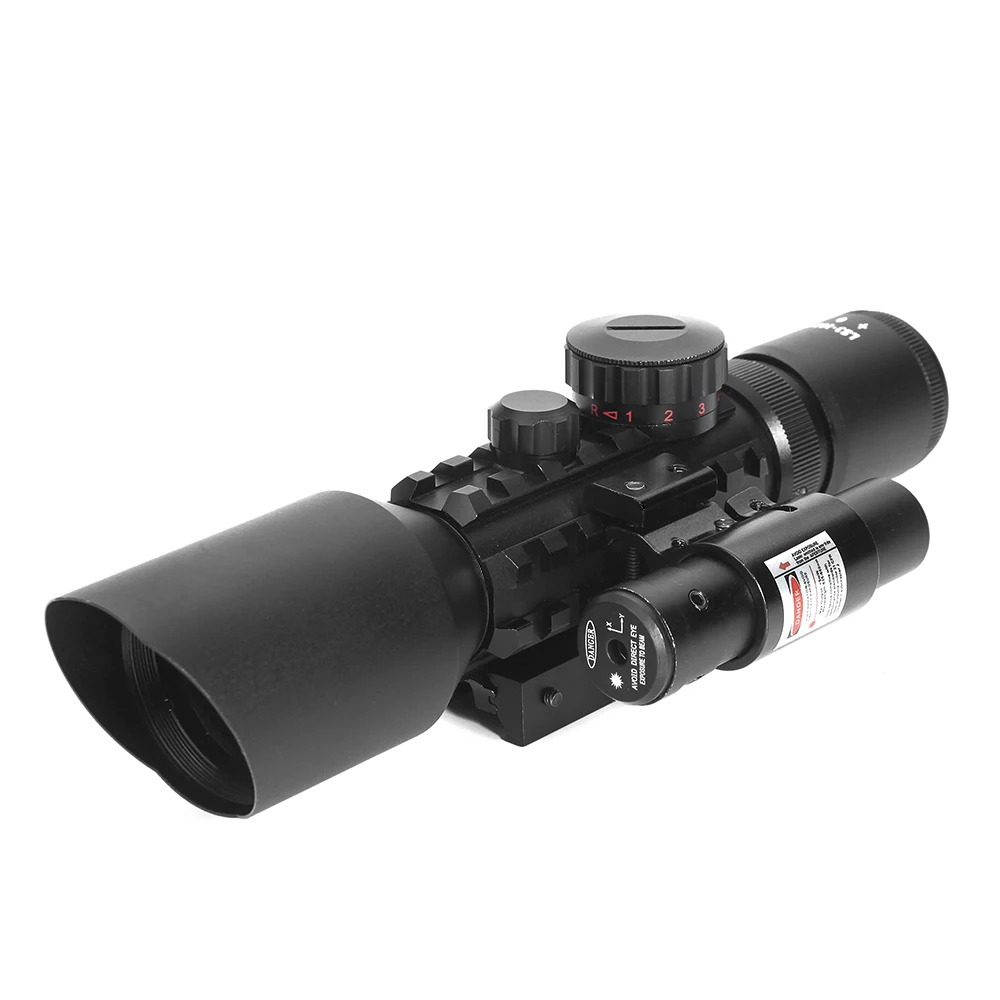 Red/green Laser Sight 11mm/20mm Hunting Accessories Sight 3-10x42eg M9 Laser Sighting Scope