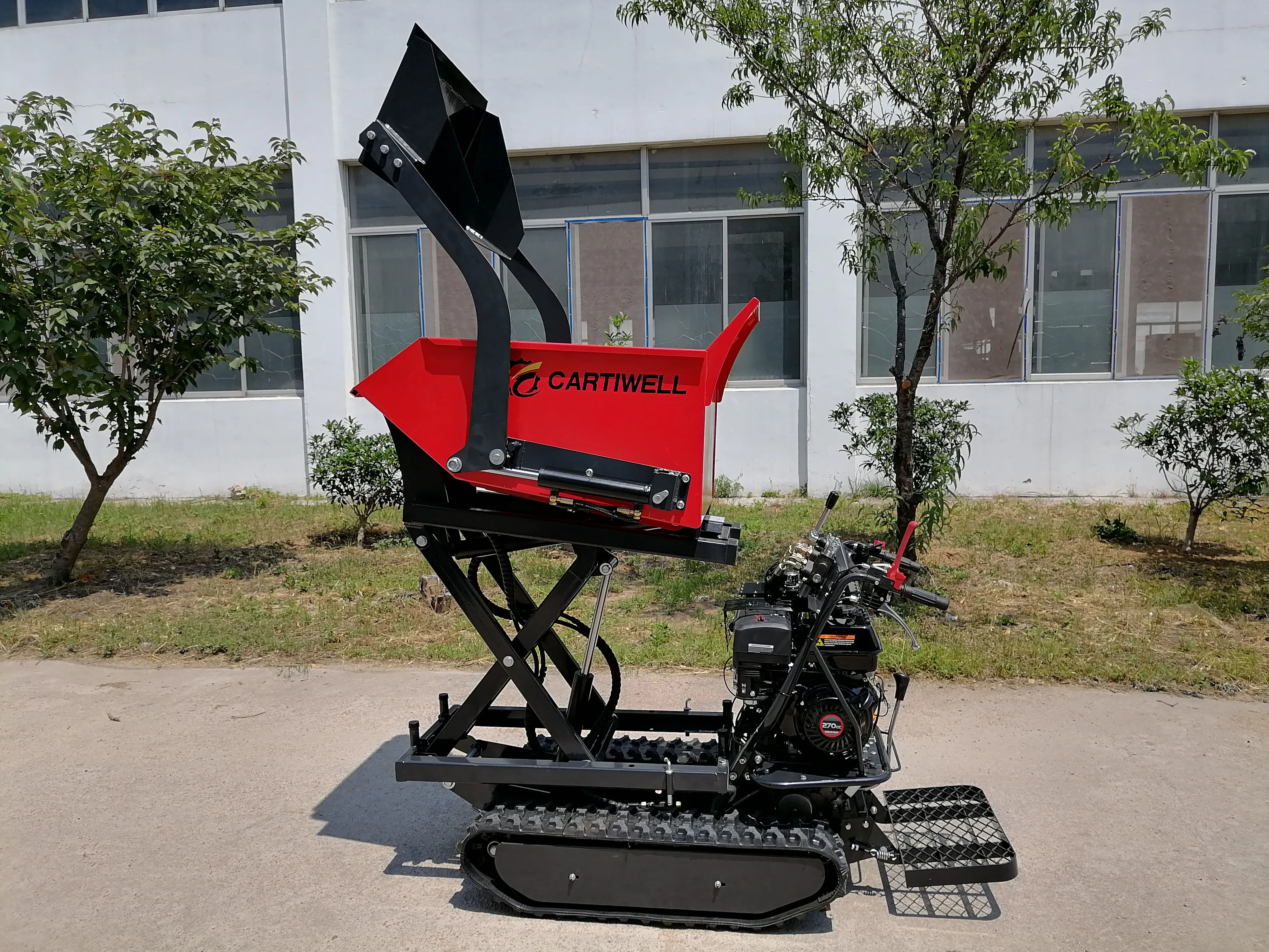 China Manufacturer Gasoline Power Wheel Barrow Mini Dumper 500 kg