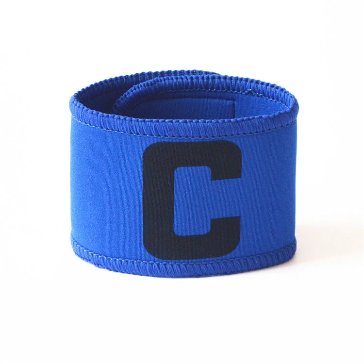multi-colors thicken soft neoprene SBR football sport adult captain armband school soccer game team training leader wrist band