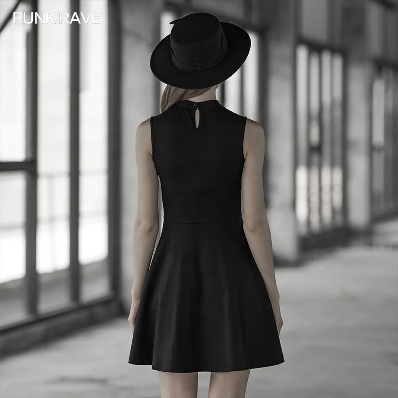 
OPQ-592 punk rave simple design adult fancy dress short sleeve dress spanish dance dress 