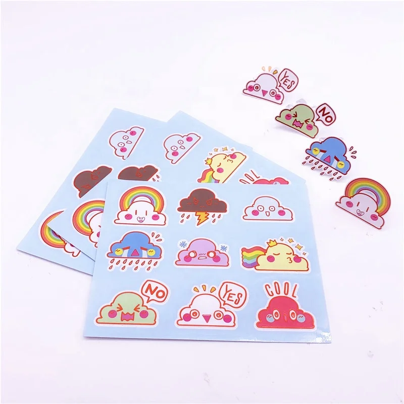  Изготовленная на заказ Собственная Личность Симпатичный мультфильм Kawaii винил Поцелуй вырезать