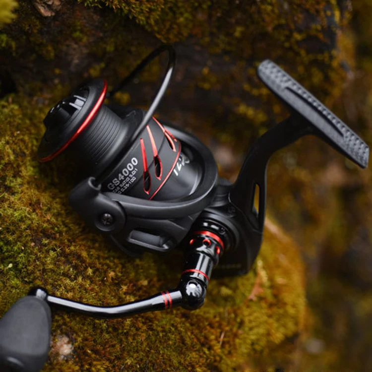 NEW OEM Fishing Reel Carp Fishing Full Metal Spool Spinning Reel 5.0:1 Max Drag 10Kg Power Sea Carp Fishing Reel Black