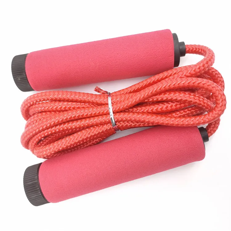 2022 Wholesale Promotional PP Nylon Jump Rope Fitness Equipment Skipping Rope with Foam Handle