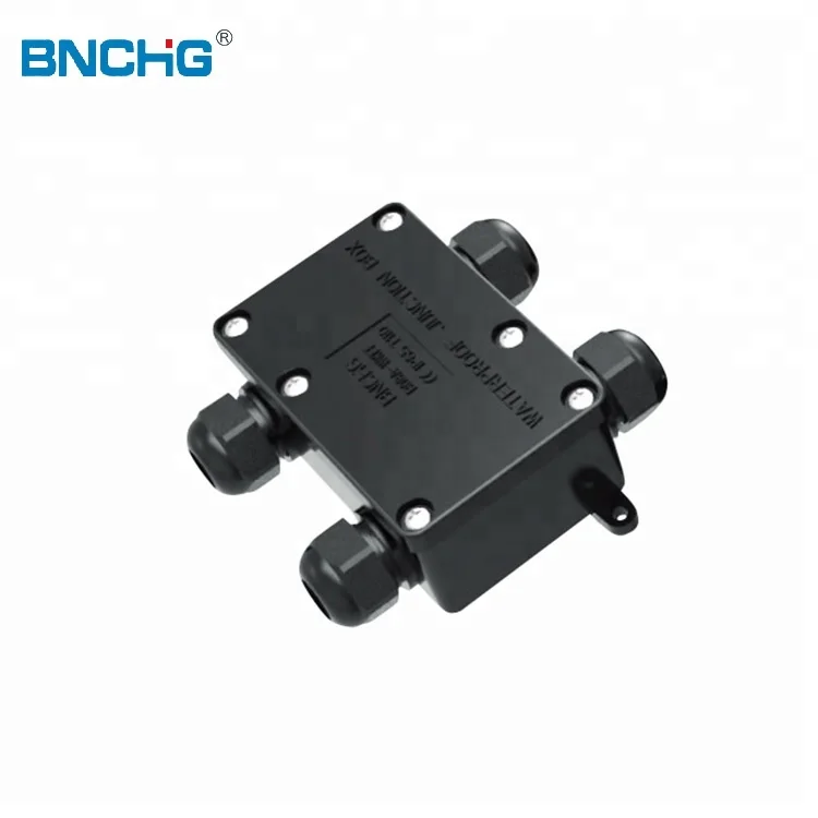 IP65 Напольная водонепроницаемая распределительная коробка с клеммой 4 вводов