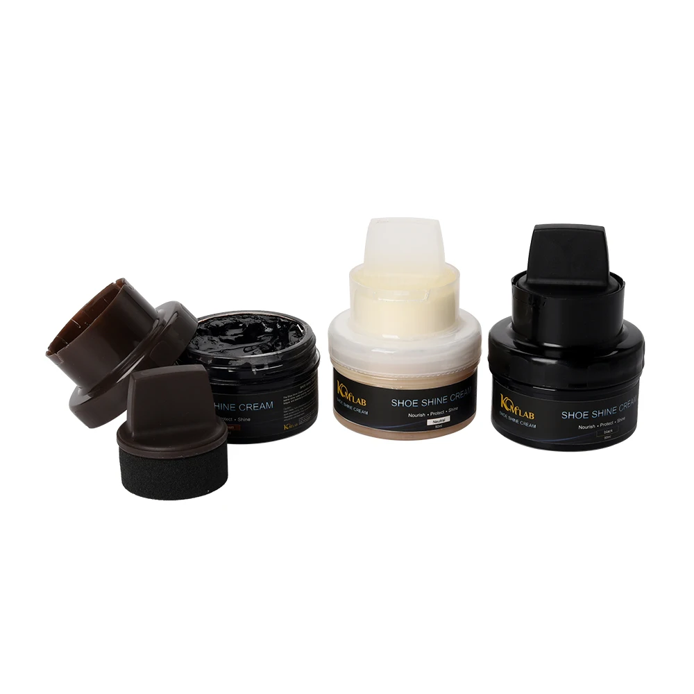 KM Leather sneaker care oil Colorless white brown leather shoes universal brush liquid shoe wax shoe polish
