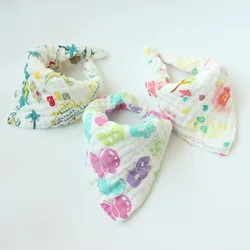hot selling 6 layers breathable soft cotton gauze muslin saliva towel baby wash cloth