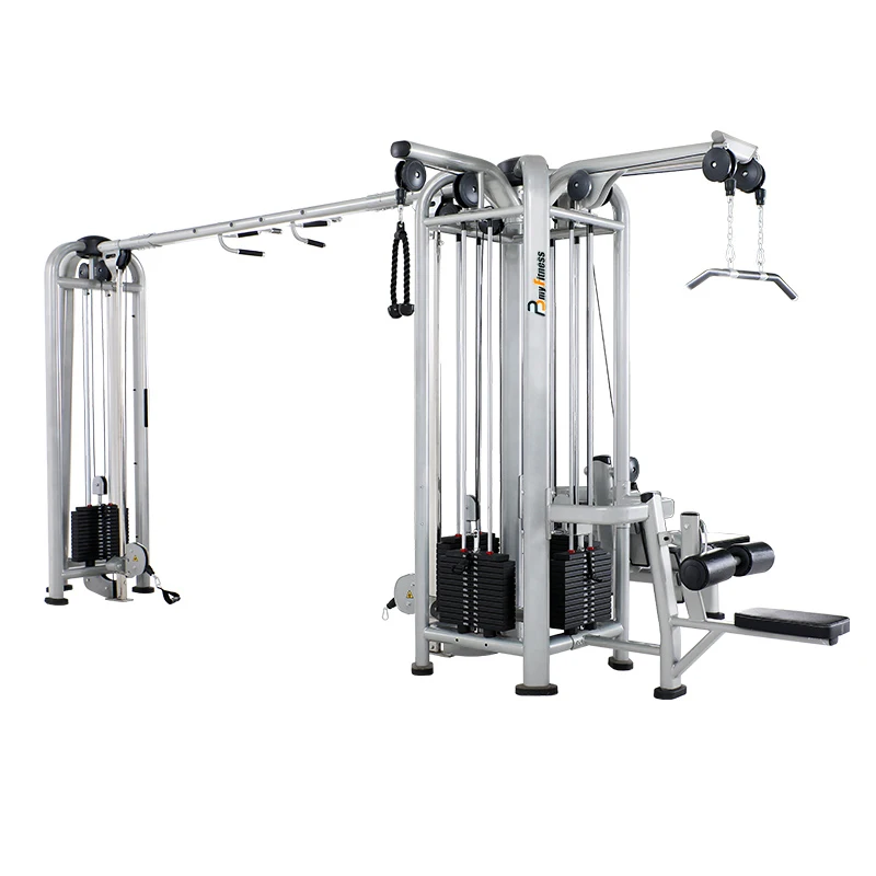 Gym Multi Functional Integrated Fitness Equipment Machine 5 station Multi Jungle Trainer