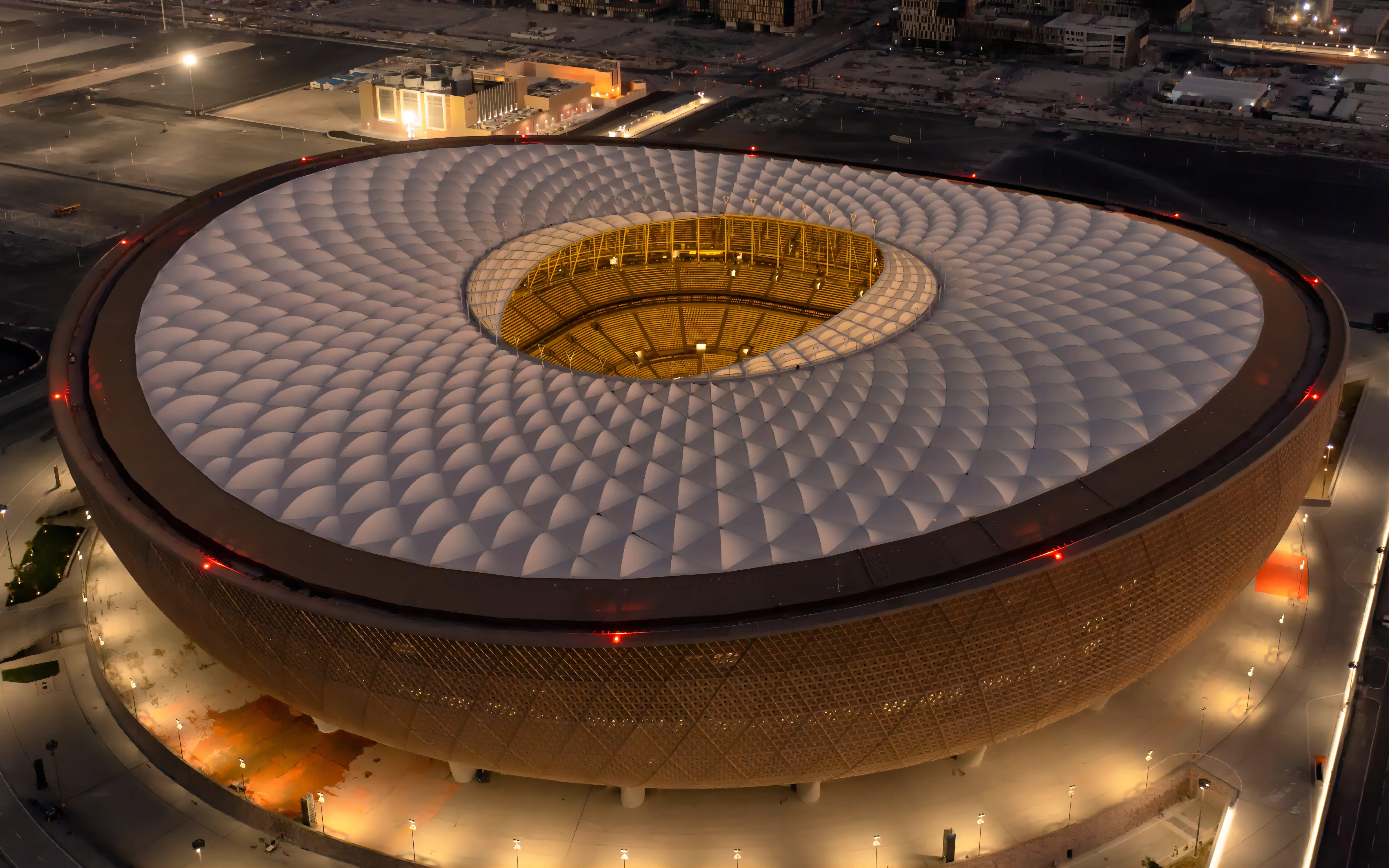 Multiple types of membrane materials for stadium roof  tensile largescale membrane structure architecture structures of membrane