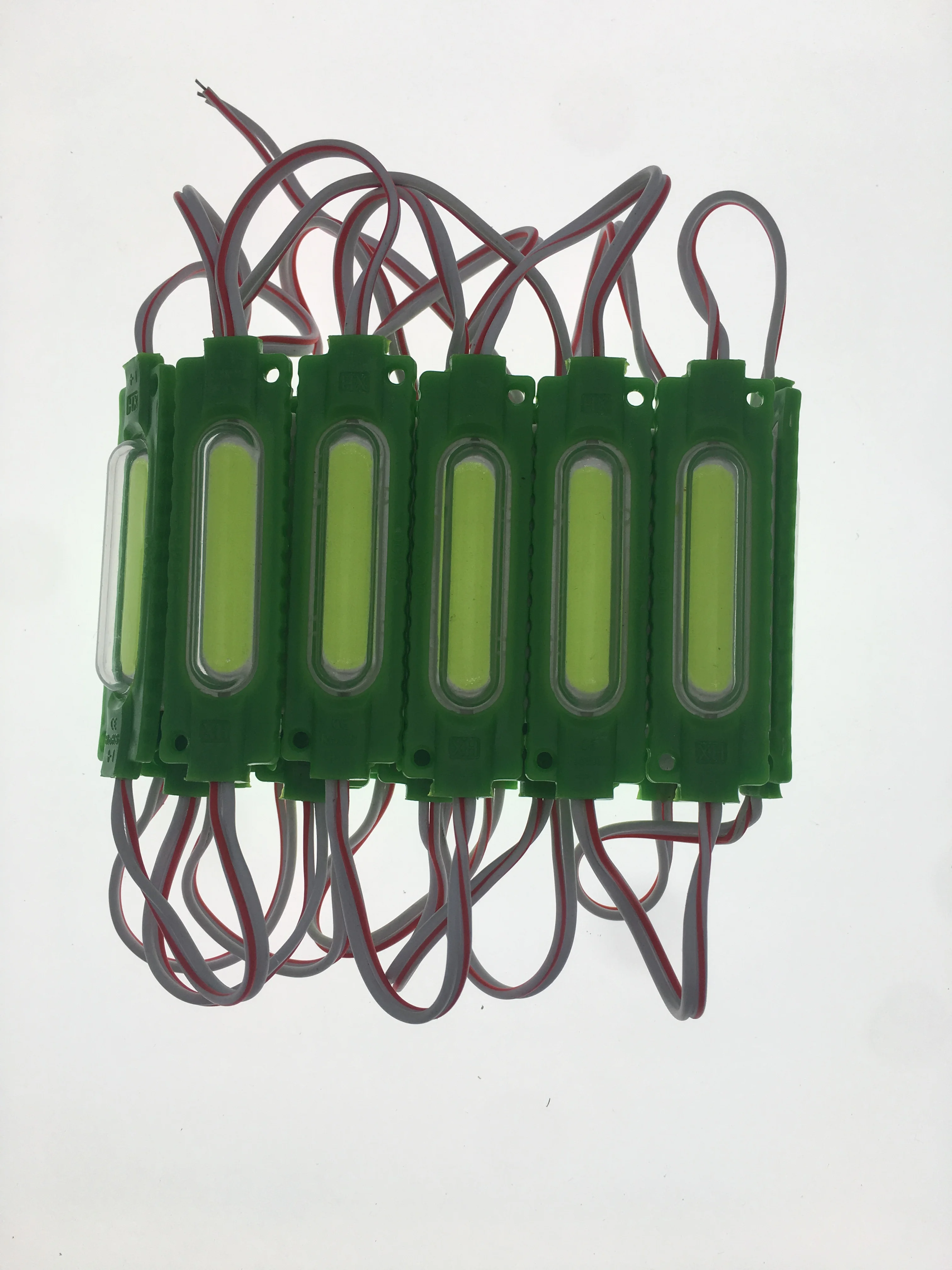 6313 transparent lens 12v white warm white red green blue yellow pink light led cob module 24v