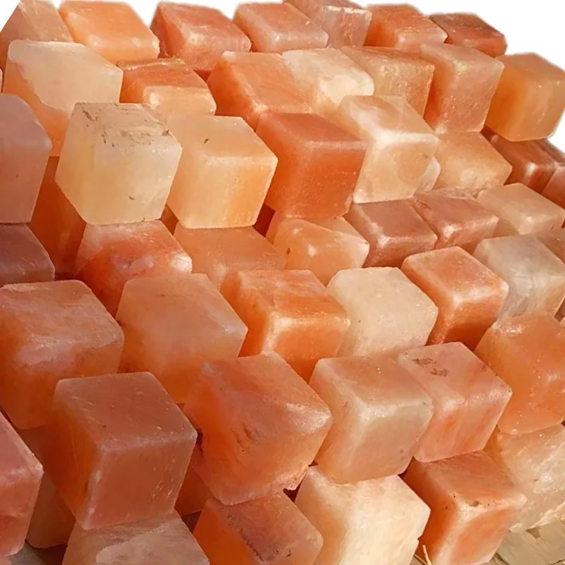 himalayan  sea salt brick and slab used for sauna room