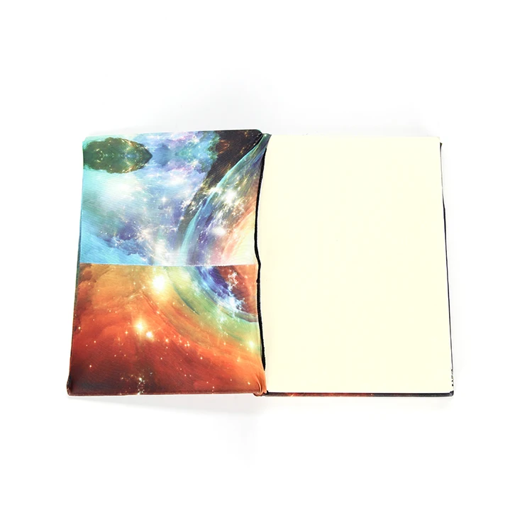 Drop Shipping Colorful Universe Pattern A4 Photo Book Cover Stretchable Fabric Jumbo Book Cover