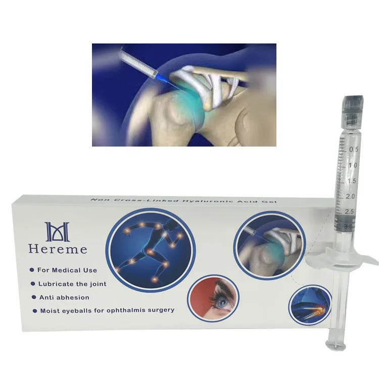 2ML OEM Medical Sodium Intra articular orthopedic Hyaluronic Acid Gel Injection For Knee Pain Osteoarthritis Treatment