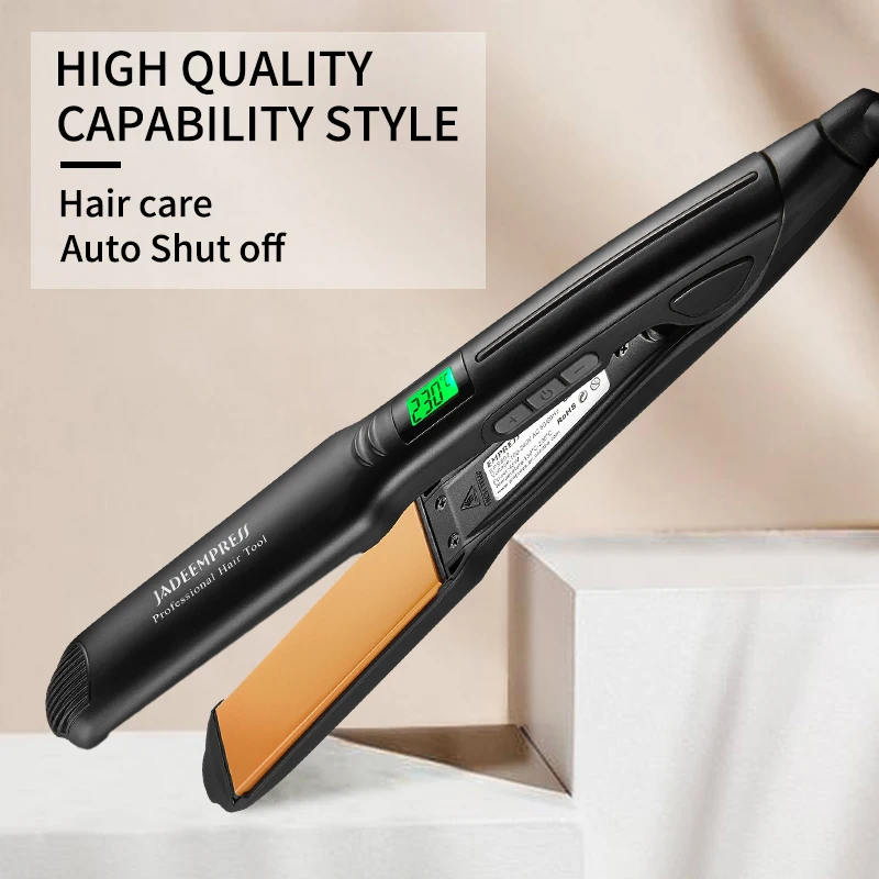 JADEEMPRESS Professional Salon Fast Hair Straightener with 1.75 Inch Titanium Plate Flat Iron Light Weight EPS803