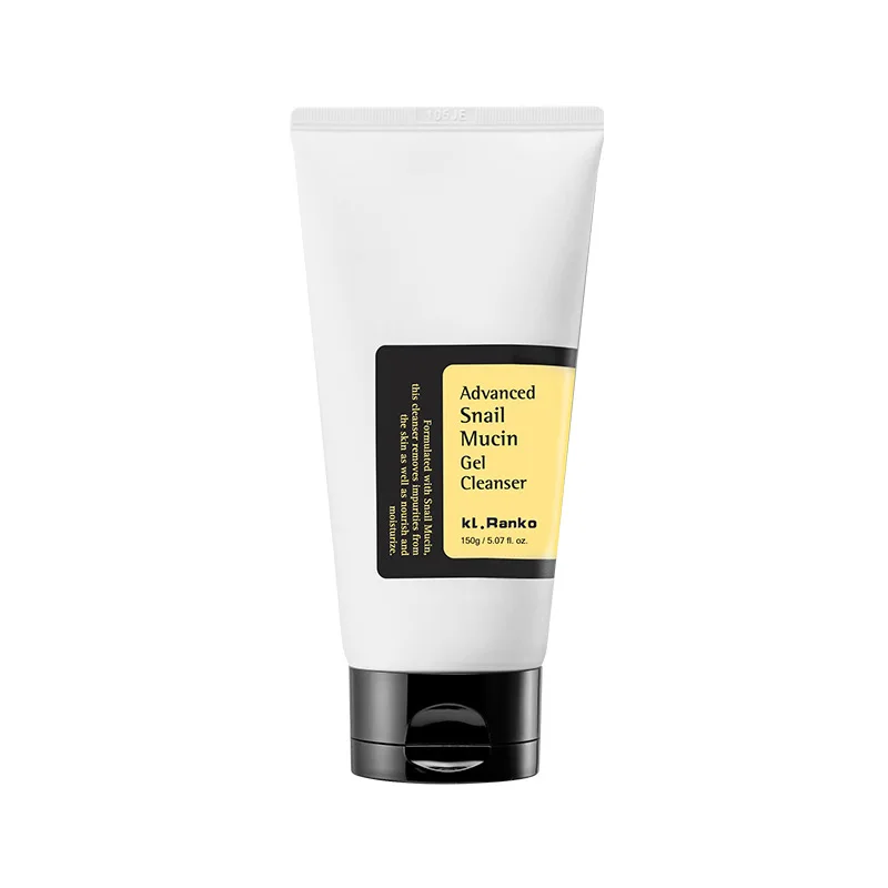 Private Label Korean Skincare Face Wash Hydrating Smoothing Facial Cleanser Advanced Snail Mucin Gel Cleanser