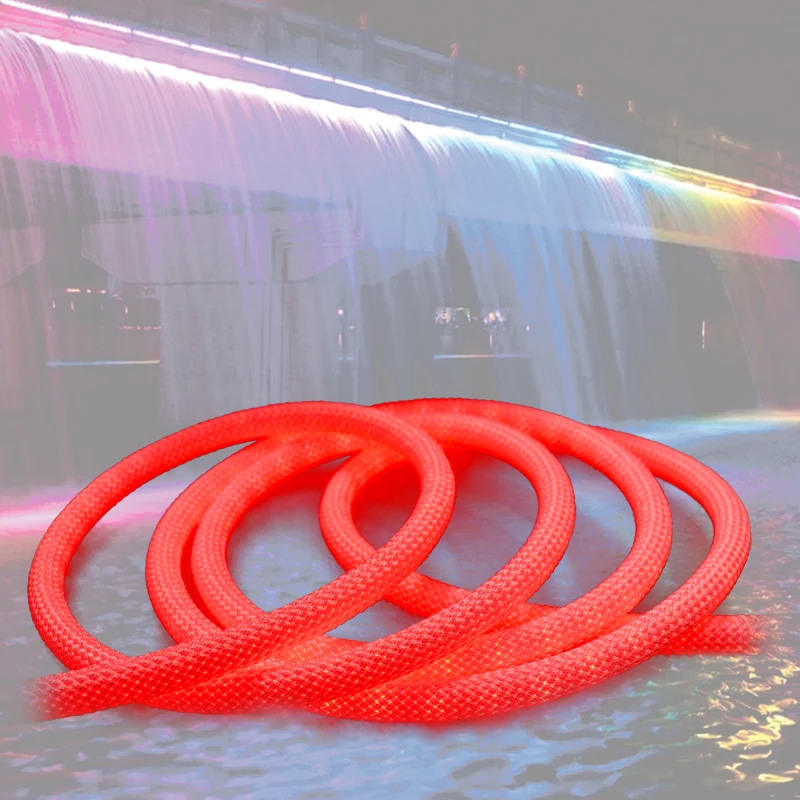 Гибкая Водонепроницаемая светодиодная лента rgb гибкая силиконовая 5 В 360 градусов ночной неоновый свет