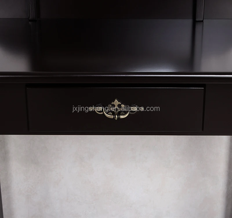 durable wooden dressing table black used bedroom dresser furniture for sale