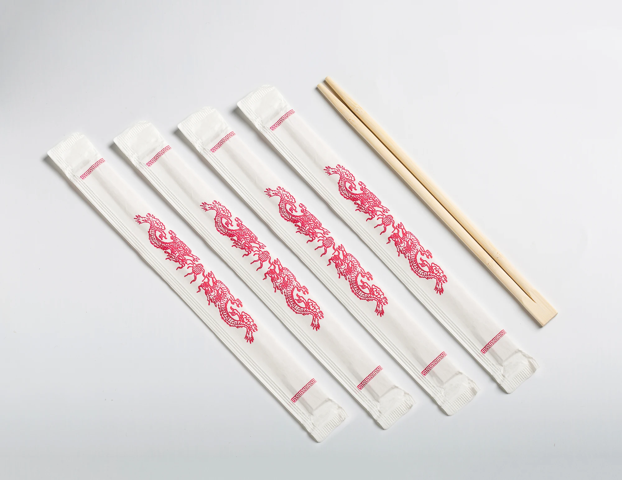 High Quality Factory Price Disposable Bamboo Chopsticks with Paper