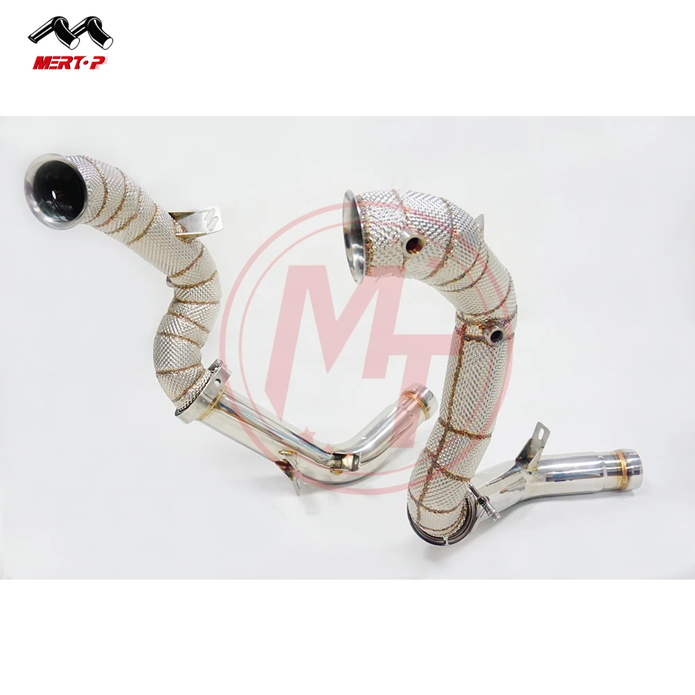 Mertop Racing 3 5 'W213 AMG E63 E63S M177 4 0 T V8 водосточная труба без катка с тепловым экраном 2016