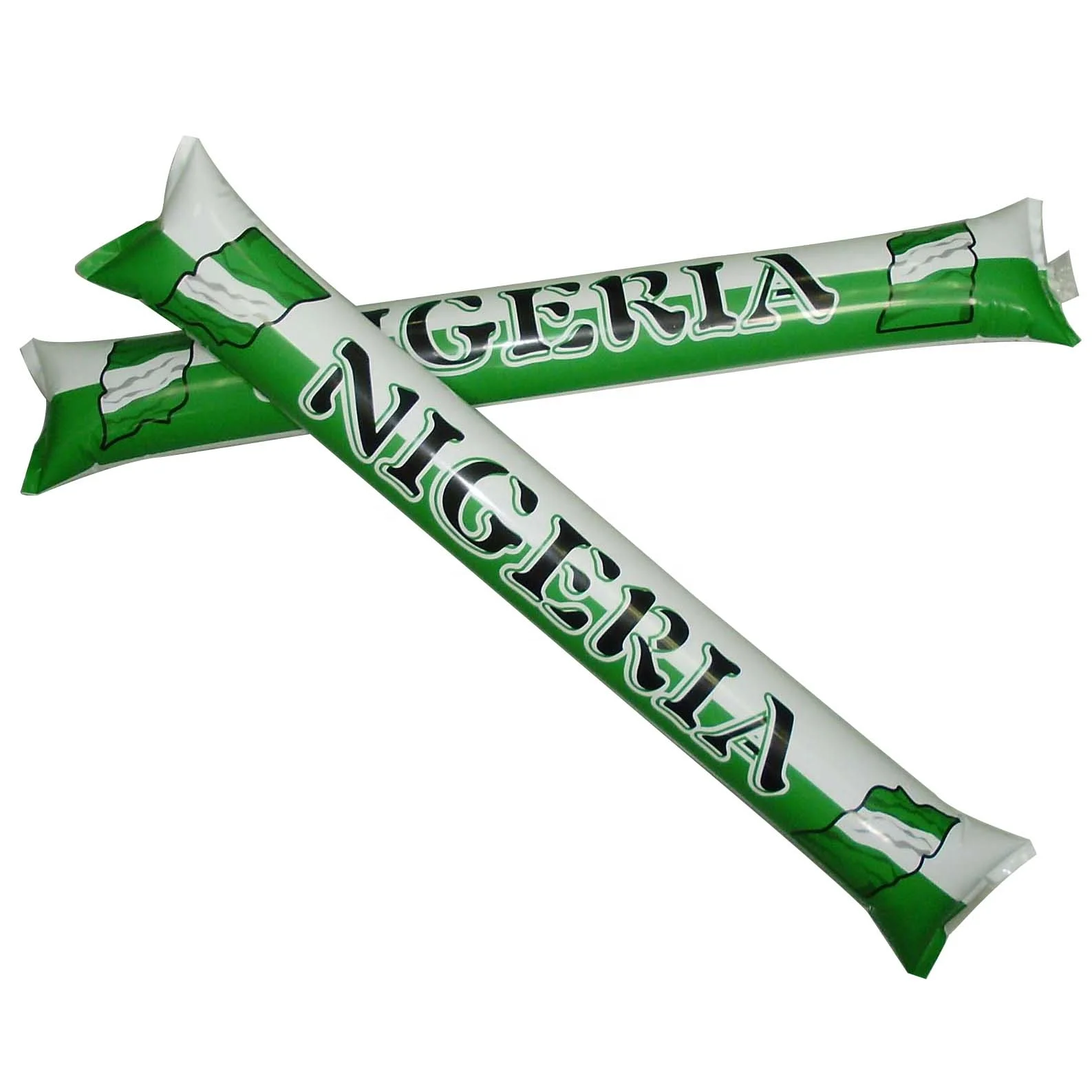 
Poland Football fan pong pong stick cheering stickers Pe customized print thunderstick 