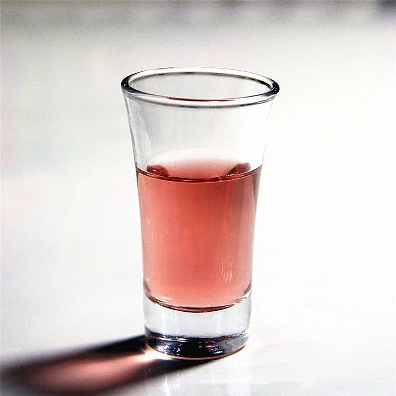Hot Sale Custom 15ml 25ml 35ml Round Clear Mini Shot Glasses Drinking for Liquor Vodka