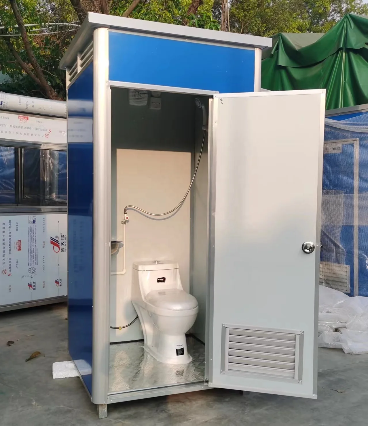 Новый сборный Туалет портативные душевые дома строительная площадка недорогой