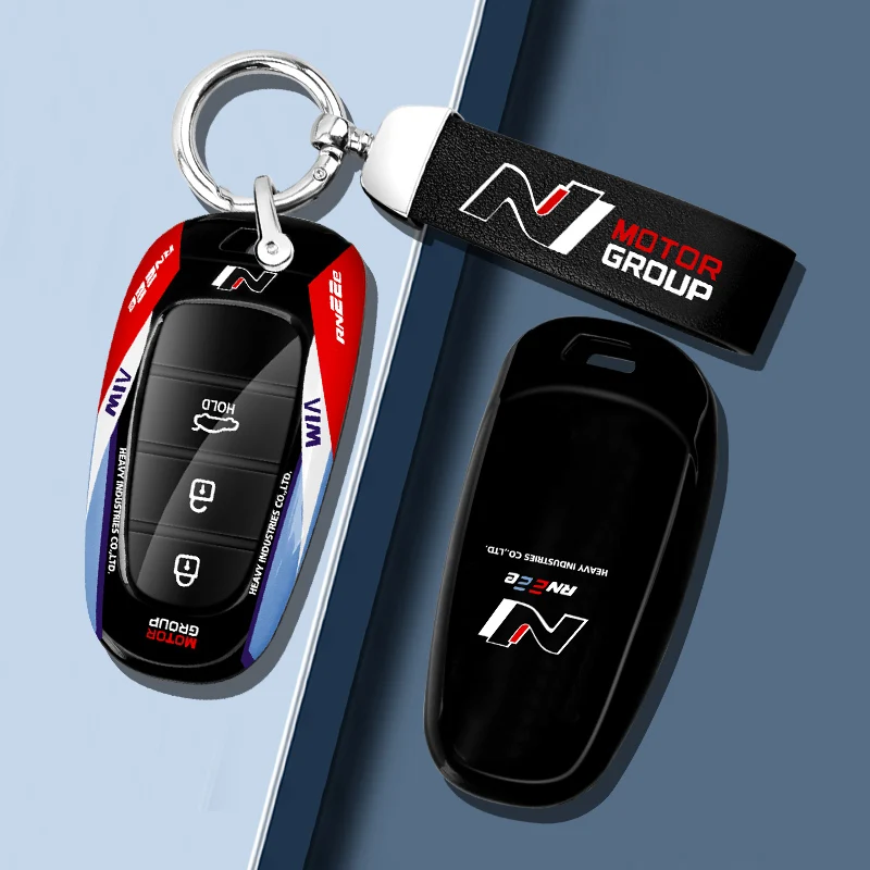Chaoju Fashion ABS Racing Car Remote Key Case Fob Cover Bag holder wallet For Hyundai with Keychain Accessories
