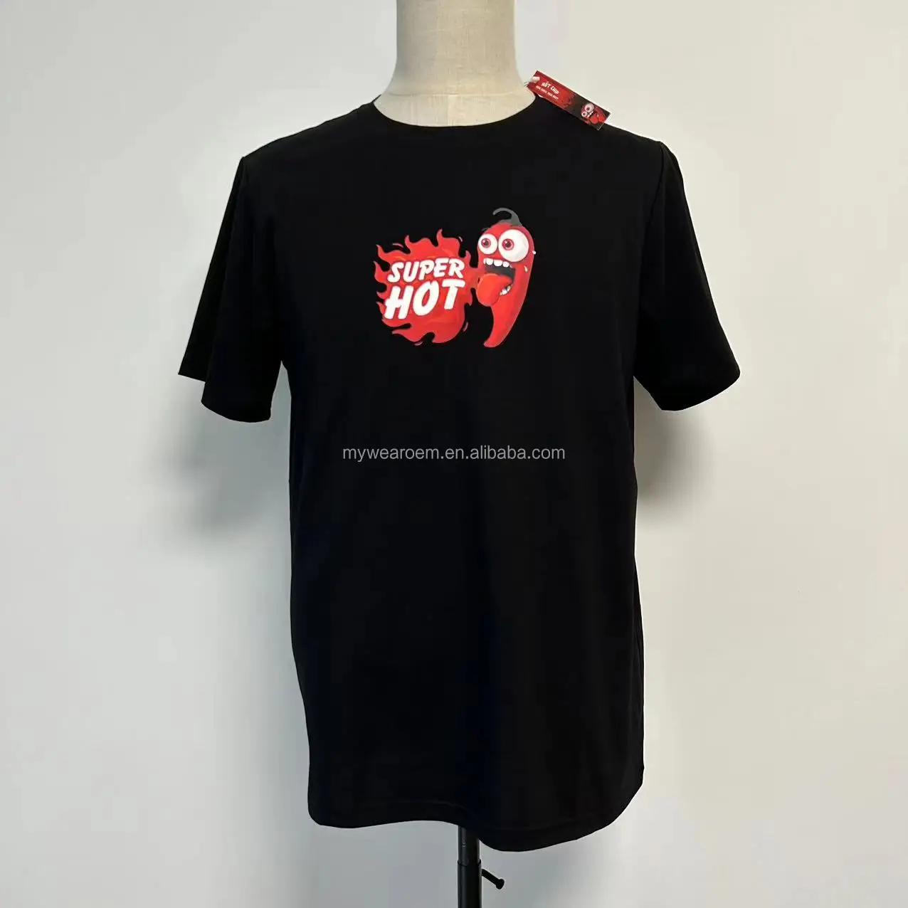 Custom supima cotton tshirt anti-wrinkle breathable soft t shirt for men or unisex