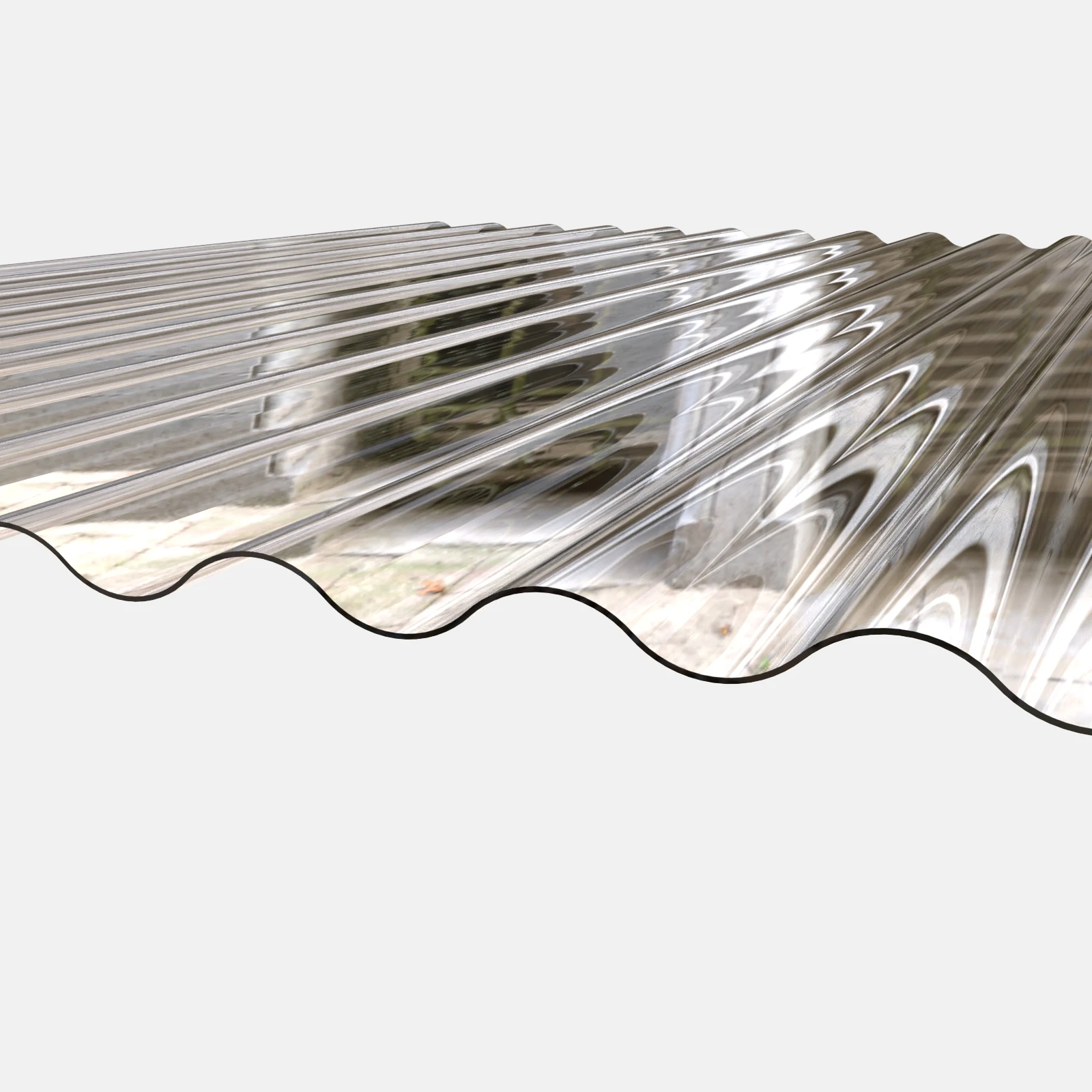 1mm Transparent Roofing Corrugated Sheet