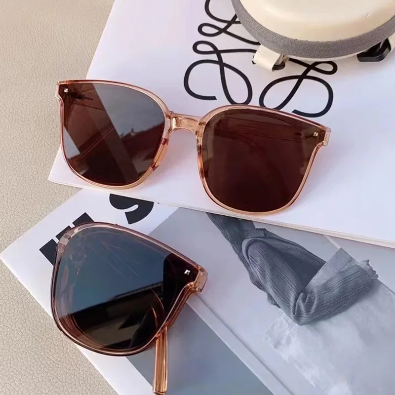 DL Glasses Vintage Plastic Eyewear Colorful Foldable Sunglasses 2024 Personalized Men Shades With Case Gafas De Sol