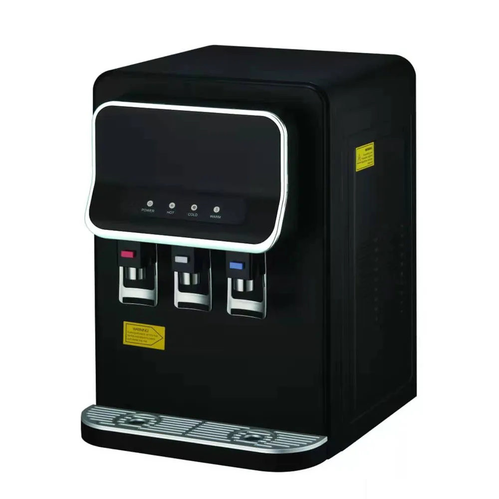 Hot sale Hot warm and cold pipeline/gallons bottle counter top water dispenser price