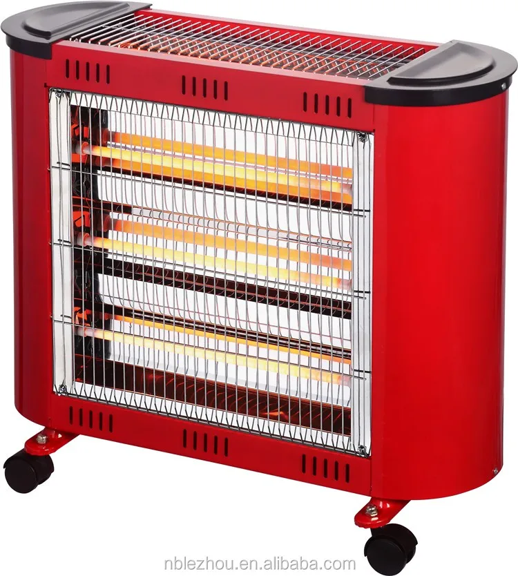 High Efficiency Three Heating Powers Halogen Heater With Safety Tip-over Switch