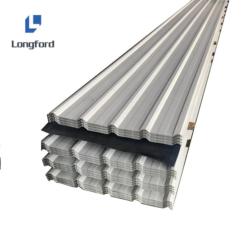 PPGL Roof Tiles G90 Prepainted Ral Color Coated galvanized SGCC metal Building Material corrugated steel iron roofing sheets