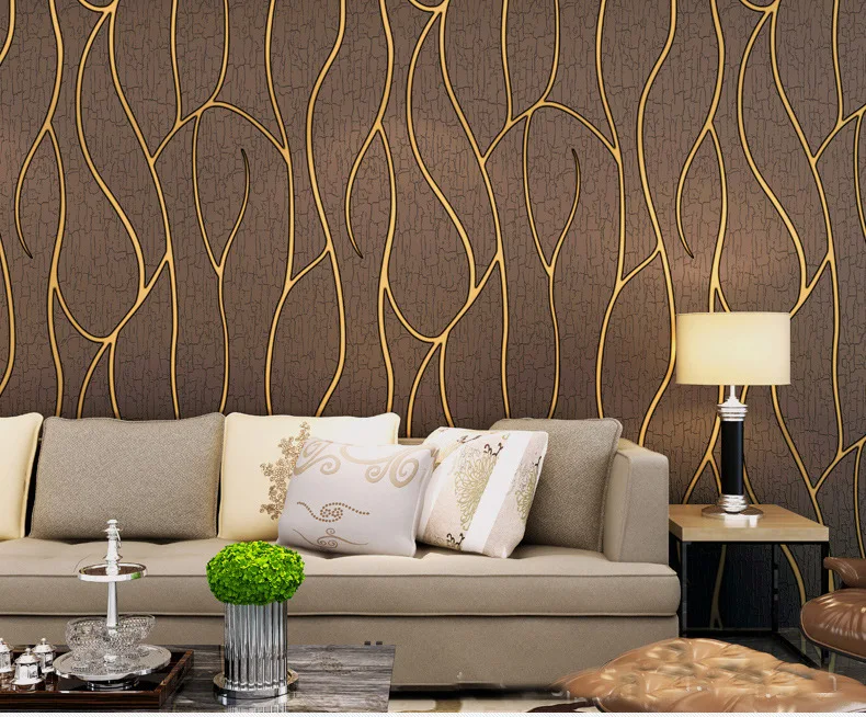 European-style luxury Damascus wallpaper deep embossed Living Room TV background bar wallpaper hotel PVC vinyl wallpaper