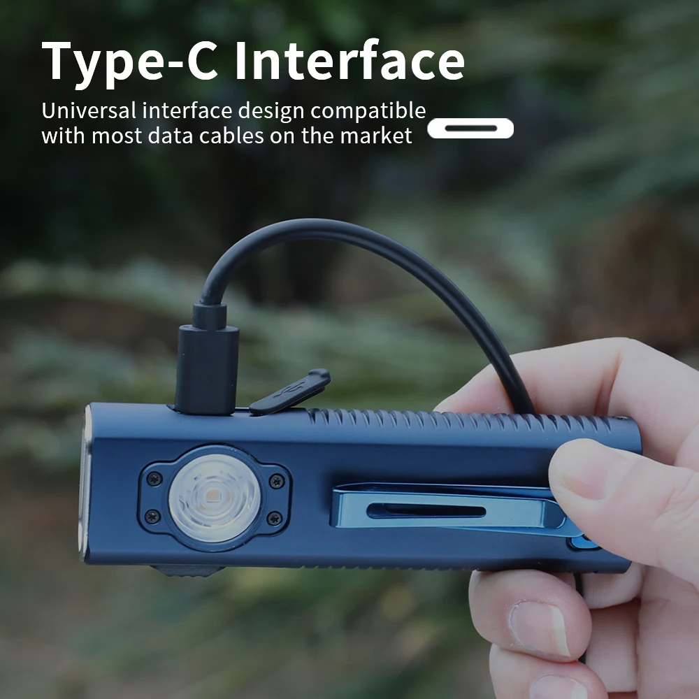 Trustfire MINIX3 Rechargeable LED EDC Flashlight Everyday Carry UV Light Laser Torch 365nm Magnetic Battery Bright Torch Light