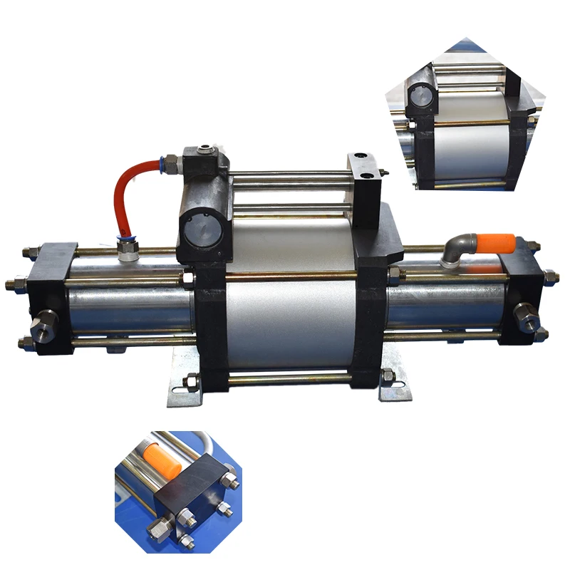 pneumatic hydrogen compressor argon/helium/nitrogen/CH4 gas compressor pump with max 50 Mpa