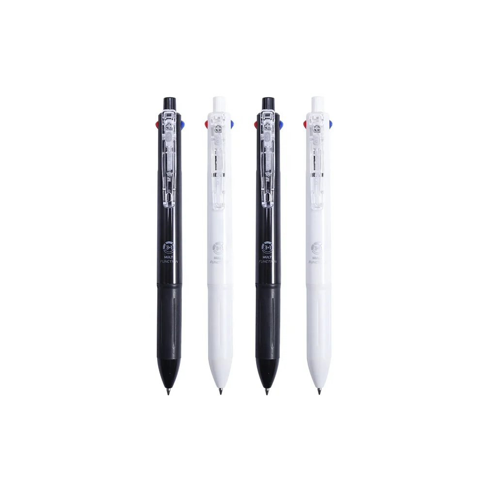 Andstal Multifunctional Push-type Colored Pen Pencil in one Ball-point Pen Note-taking Special Water Pen For Students