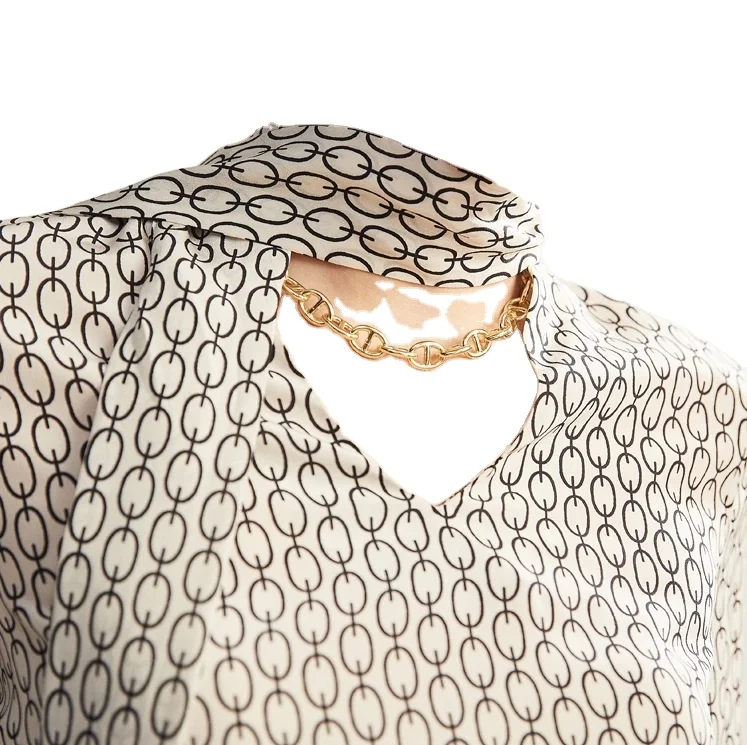 Slightly Relaxed Women Silk Crepe De chine Blouse Manufacture Women Wholesale Fashion Women Apparel