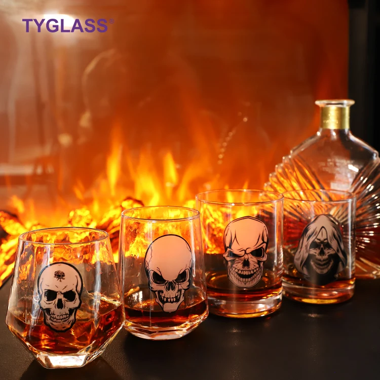 Factory Price Wholesale Custom Halloween Luminous Coffee Cups Halloween Vampires Cup For Party Supplies