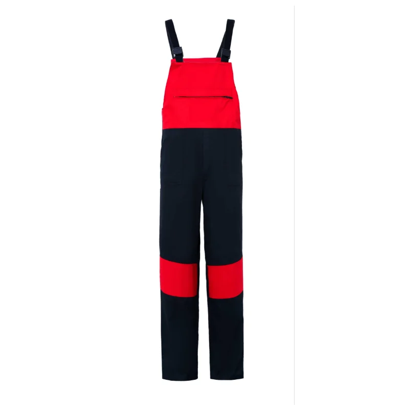 Mechanic Mens Workwear Overalls Work Uniform Clothes Polyester Cotton Coverall Working Uniform Industry Workwear Bib-Pants