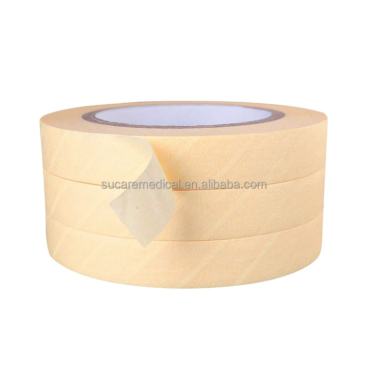 Disposable Steam Sterilization Witness 18mm*50m Medical Autoclave Wrap Tape with Chemical Indicator