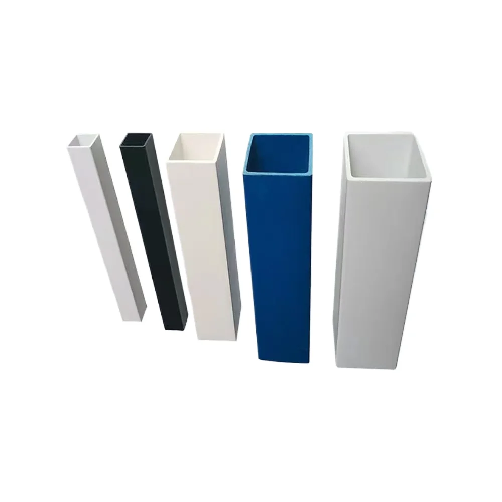Square PVC Plastic Tubes High Quality Material for Various Purposes