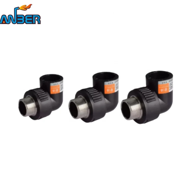 2023 ppr male elbow direct outer thread straight through hot melt water pipe fittings