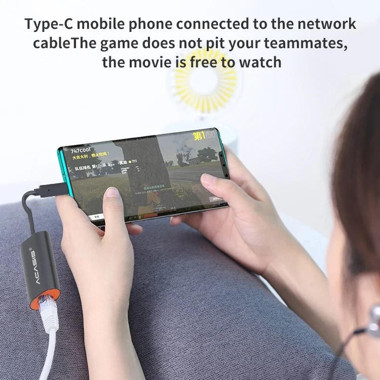 Адаптер Ethernet ACASIS USB 10/100/1000 Мбит/с сетевая карта к RJ45 Lan для MacBook Windows 7/8/10