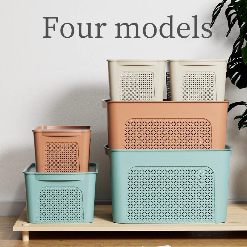 2022 Household Small Set Other Food Covered Boxes Home Storage & Organization Plastic Containers With Lid Stackable Bins