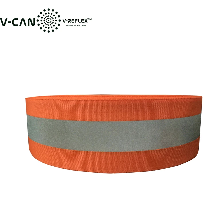 V-REFLEX флуоресцентный непромокаемая светоотражающая лента из ткани чтобы вы были заметны Оксфорд для жилета безопасности ENISO20471Level2