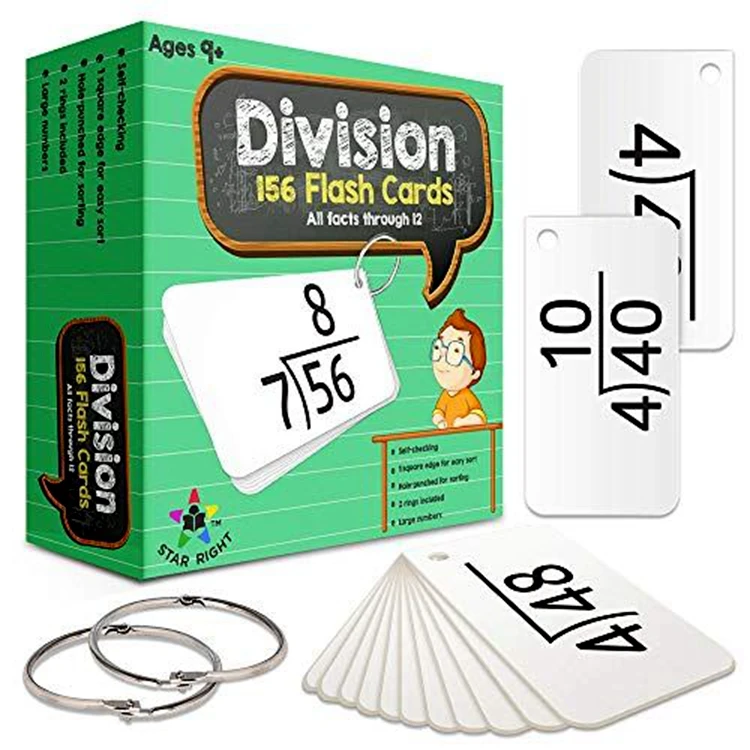 Custom Design Educational Game Playing Flash Cards Custom Size Paper  Accept Customized LOGO with Gift Box