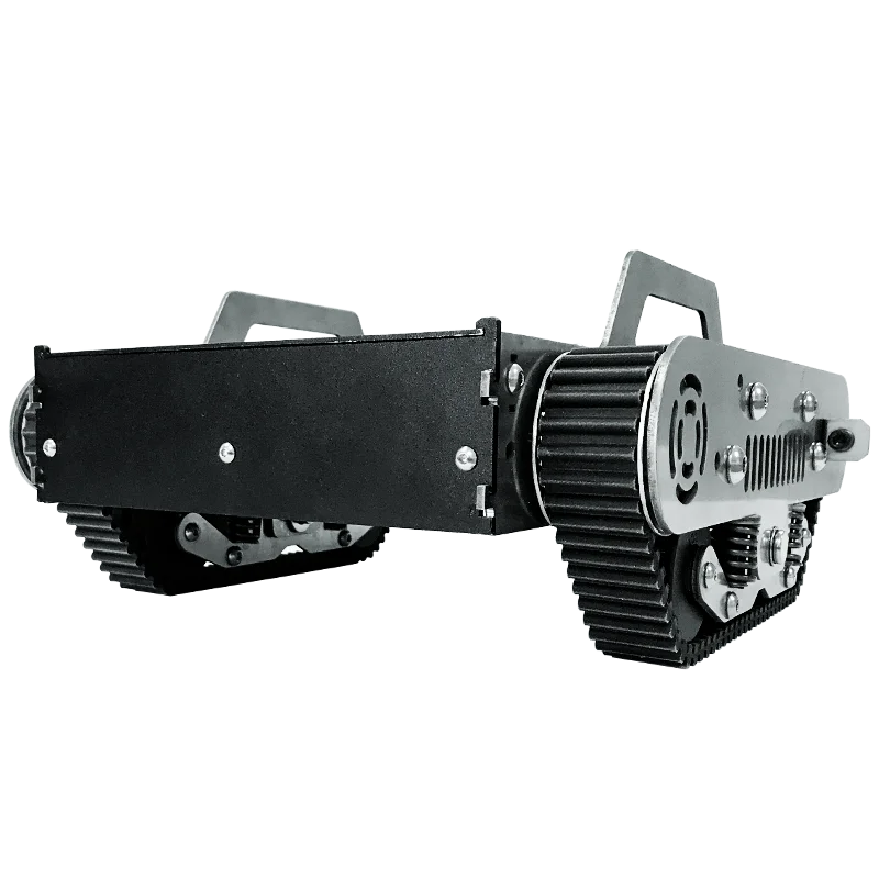 Remote control small rubber track robot tank chassis