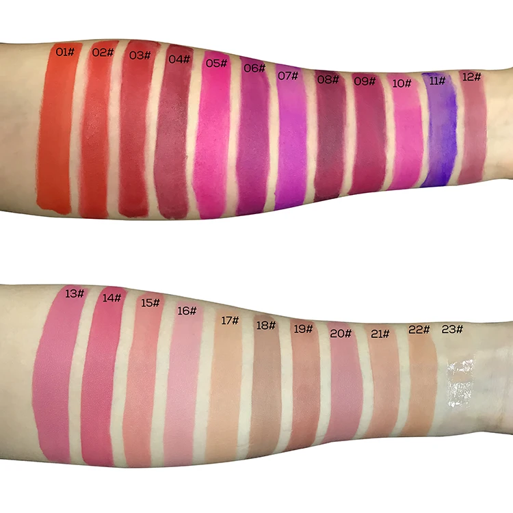 OEM Фирменная Вельветовая помада для макияжа, стойкая веганская матовая помада