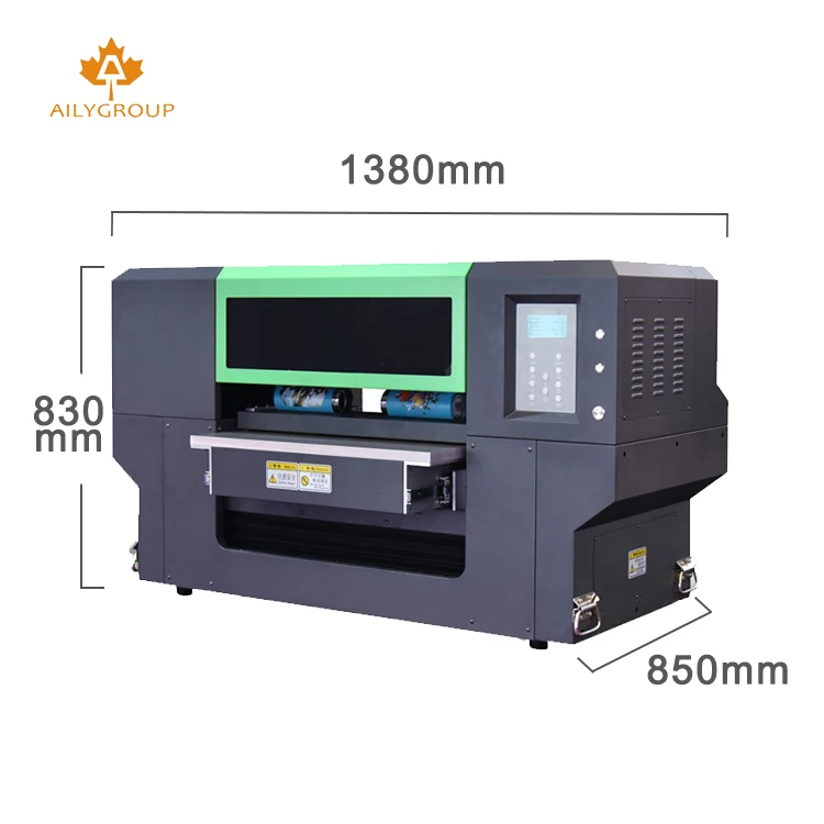 Uv6040 id card inkjet uv printer flatbed rotary
